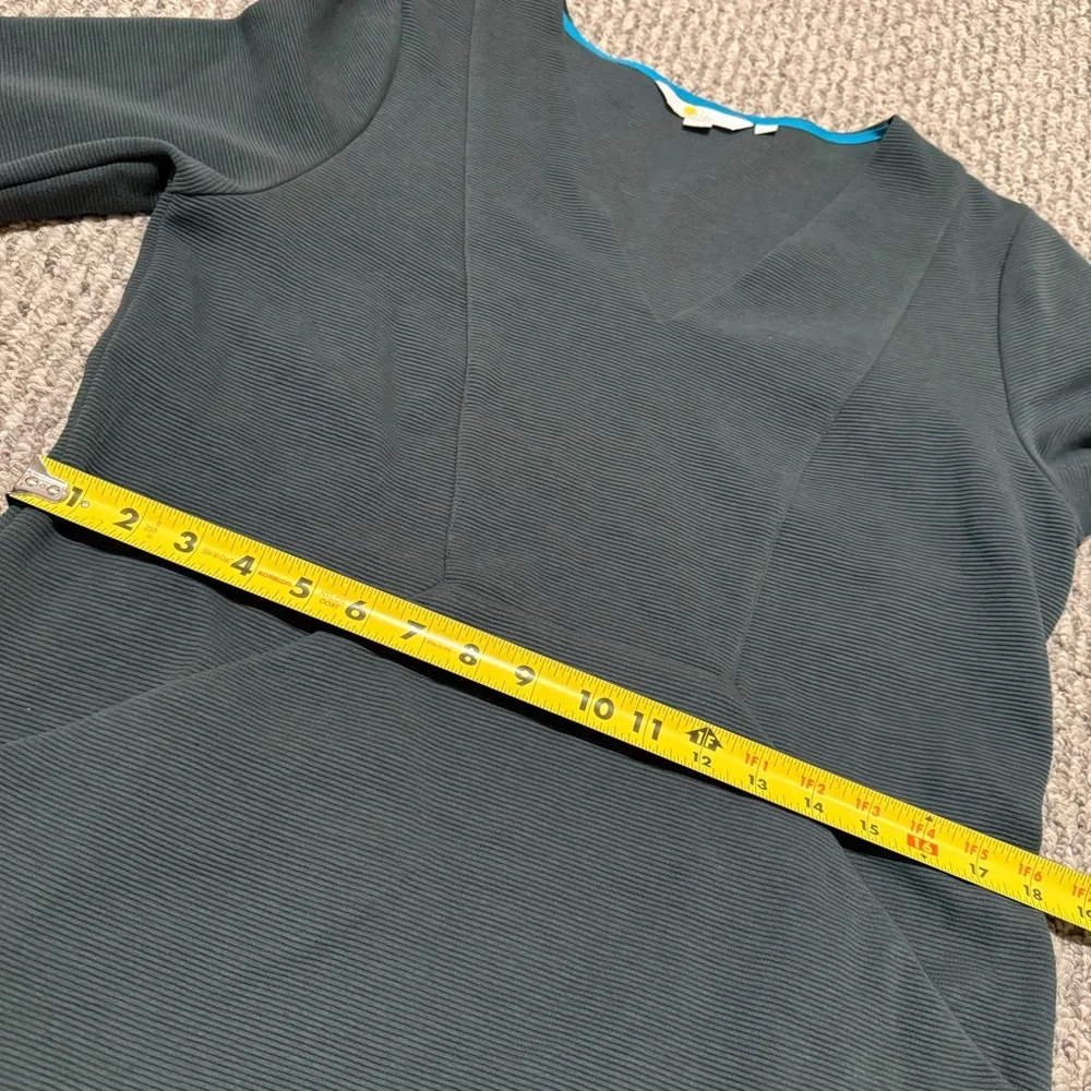 Boden Bronte Ottoman Green Dress - Picture 5 of 10